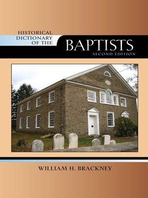 cover image of Historical Dictionary of the Baptists